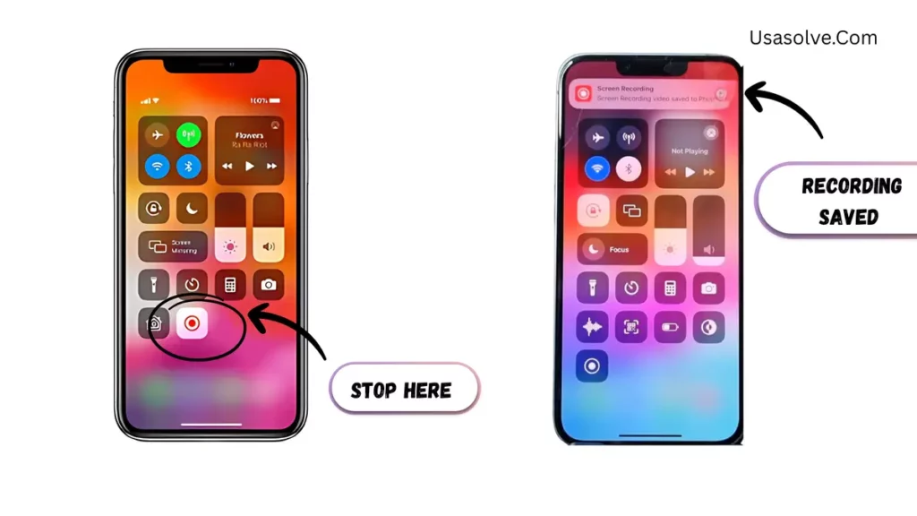 Stop Recording on Iphone